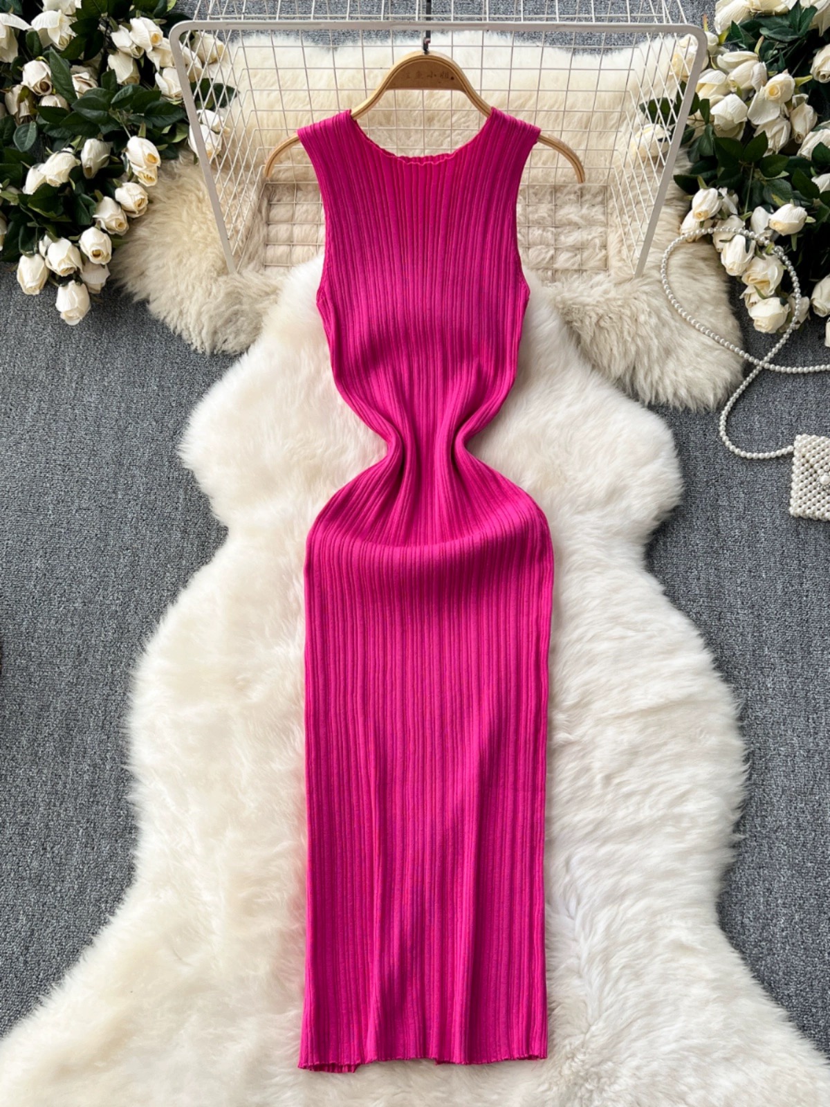 Eloise knitted dress KBC243 images